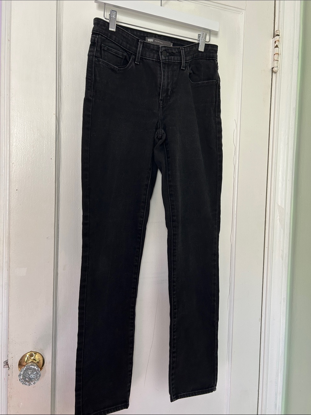 Levi's Women's Black Mid- Rise Jeans